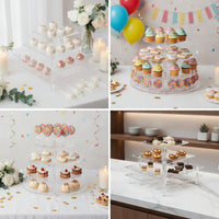 Sucker Display Stand Transparent Sucker Display Stand with Tiers Cake Sweet Treat Holder Reusable Polished for Bakers
