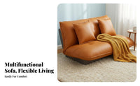 Convertible Floor Sofa Five Position Design Pet Friendly for Apartments