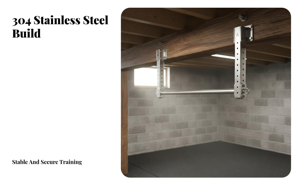 Wall Mounted Pull up Bar Multi-Functional Wall Mounted Pull-up Bar Home Gym Equipment for Women, Strength Training, Indoor, Garage