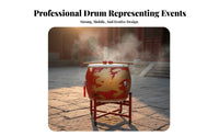 Foldable Design Folding Drum Stand Simple Assembly Metal Floor Drum Stand Anti-Slip Feet Percussion Instrument Holder Lightweight for Percussionists, Event Organizers, Stage Performances, Cultural Festivals, School Assemblies, Rehearsal Space