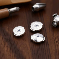 Replacement Earring Back with Silicone Insert Polished Disc Earring Back Non-Slip Fastener Comfortable for DIY Jewelers