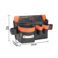 Waist Tool Pouch Rivet-Reinforced Nail Pouch Sturdy for Carpentry, Electricians