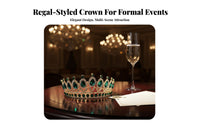 Bridal Princess Crown Elegant Design Crystal Bridal Tiara Crystal Accent Crown Luxury Look Crystal Headpiece Baroque Design