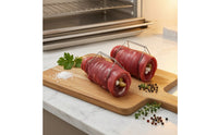 10 Pieces Stainless Steel Rouladen Clip Reusable Meat Clip Rust Resistant Dishwasher Safe for Home Cooks, Chefs, Cooking, Baking, Meal Prep