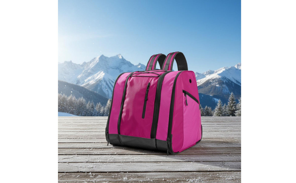 Ski Footwear Bag Large Capacity Ski Footwear Backpack Sturdy Material Multi-Compartment Design