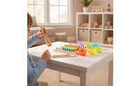 Bead Pick-up Toy Child-Centered Wooden Bead Game Color Matching Board Game for Kindergarten