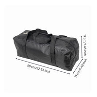 Storage Duffel Bag Black Oxford Storage Bag Heavy-Duty Luggage Item