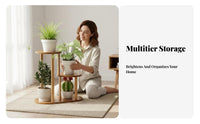 Simple Design Circular Tiered Pot storage rackSaving Multimulti-tier Planter Stand Modern and design Plant Shelf Easy Assembly for Decorators, Gardeners, Homeowners, Living Room, Balcony, Bedroom, Office