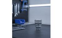 Knurled Adjustable Socket Secure Grip Sleeve Socket Compact Tool Metal for Mechanics, Workshop