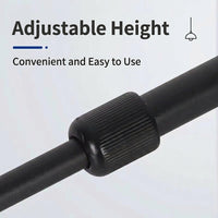 Telescopic Pole for Heavy Duty Pendant Lights, Iron Lighting Extension Rod with Ceiling Base, Fixed Mount Telescopic Rod, Adjustable Height