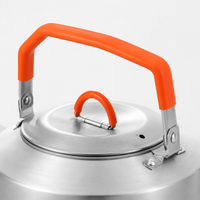 Cooker Set Outdoor Cooker Stainless Steel 16.5cm with Frying Pan Family Camping Mountaineering Cooking Utensils