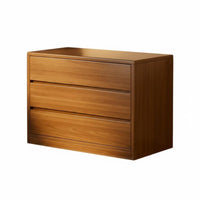 Modern Chinese Design 6-Drawer Double Dresser Large Capacity 6-Drawer Wide Dresser Multifunctional Design Chest of Drawers Sturdy Construction for Homeowners, Families, Bedroom, Living Room, Entryway, Hallway