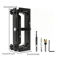 Door Hinge Jig Adjustable Tool Handheld for Woodworking, Installers