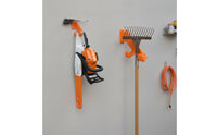 2 Pieces Chainsaw Wall Mount Heavy Duty Chainsaw Wall Hanger Organized Space-Saving for Garage, Shed