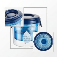 Easy-to-Clean Greek Yogurt Maker Removable Yogurt Filter with Lid Washable Whey Separator Detachable for Kitchen