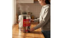 Stainless Steel Electric Cooking Barrel Triple-Layer Insulation Versatile Electric Boiler Double Temperature Control Large Capacity Soup Warmer