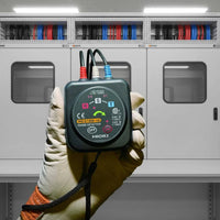 Non-Touchless Phase Meter Portable Design 3-Phase Rotation Tester LED and Acoustic Indicator Indication Electrical Test Equipment for Electricians