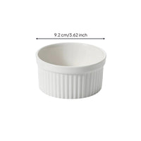 Low-Height Reptile Water Bowl Long-Lasting Ceramic Bowl with Ribbed Exterior Safe Reptile Dish Elegant for Small Pets