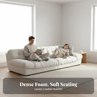 Cumulus Couch Minimalist Zen artistic look Sofa Modern living room design Room Furniture for Apartment Dwellers, Homeowners, Studio, Bedroom, Office