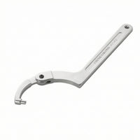 Adjustable Hook Wrench Professional Adjustable Hook Spanner Practical Tool for Mechanics, Home Improvers, Automotive Repair, Plumbing