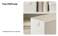 Foldable Clothing Box Space Saving Organizer Cube multipurpose for On Shelves