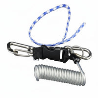 Scuba Diving Coil Lanyard Resistant Diving Camera   Multi-Functional Retractable Gear Clip for Underwater Photography