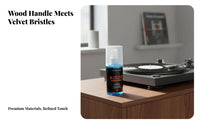 Vinyl Cleaning Kit Anti-Static LP Vinyl Brush and Fluid Kit for DJs