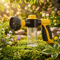 Garden Hose with High Pressure Garden Sprayer for Car Cleaning, Versatile Cleaning Spray for Detailing, Durable Hose Nozzle for Washing