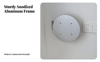 Round Foldable shelf Multi-Purpose Floating Shelf Minimalist aesthetic for Students