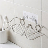 Shower Shelves and Wall Shelf Storage Shelf Stainless Steel, Single Layer Shower Storage Organiser for Washroom and Kitchen Organization Units