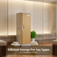 Rustproof ABS Plastic Locker Long-Lasting Plastic Locker Multifunctional Changing Room Cabinet Large Capacity for Gym, Swimming Pool, School, Office