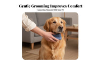 Removes Loose Hair Pet Shower Brush Massaging Action Dog Bath Brush Soft Bristles for Professional Groomers, Bathtime, Bathtub, Bathroom