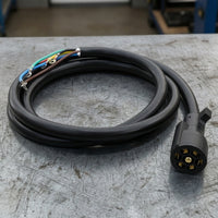 Trailer Wiring Harness Color-Coded 7-Way Trailer Cord Heavy-Duty for RV Towing
