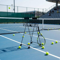 Tennis Ball Cart Large Capacity Pickleball Ball Collector Effortless Cart to Assemble