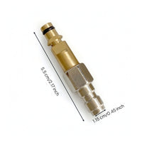 Quick-Connect Adapter 1/4-Inch Pressure Washer Adapter Quick-Connect Fitting Brass Metal