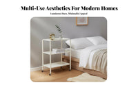 With casters 2-Tier Rolling trolley utilitarian and design 2-Tier Utility trolley Multi-Functional Mobile Storage Space-Saving Design for Apartment Dwellers, Office Workers, Living Room, Bedroom, Small areas, Kitchen