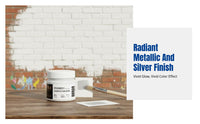 Acrylic Paint Silver, Waterproof, Weatherproof, Professional Wall Art, Graffiti, DIY Supplies