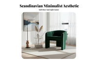 Nordic design Curved spine Armchair Modern Minimalist Single Sofa Light Luxury Lounge Chair Comfortable spinerest for Interior Designers, Business Owners, Living Room, Hotel Lobby, Reception Area, perusing corner