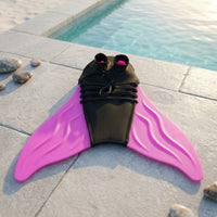 Mermaid Monofin One-Piece Mermaid Tail Fin Streamlined for Children, Divers