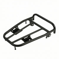 Motorcycle Rear Luggage Rack Matte Black Motorcycle Rear Rack Rust Resistant for Commuters