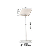 Floor Book Stand Versatile Adjustable Music Stand Two-Hand Friendly Furniture for Writing