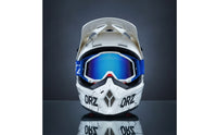 Off-Highway Dirt Bike Helmet with Goggles Graphic Full-Face Helmet with Visor Comfortable Sturdy for Riders, Motocross, Downhill Riding, Karting