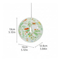 Glass Nectar Feeder Decorative Nectar Feeder Compact for Bird Lovers, Gardeners