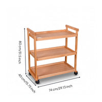 Art Trolley Crafted Studio Cart Open-Shelf Organizer for Artists, Classroom