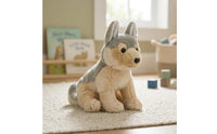 Husky Stuffed Animal Soft Husky Stuffed Toy Dog Plushie Fuzzy Stuffed Dog Cuddly for Children, Bed, Nursery