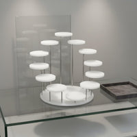 Versatile Use Multi Tier Display Stand Easy Assembly Acrylic Jewelry Holder Collectible Display Riser for Retail Shop