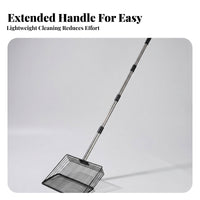 Telescopic Long Handle Litter Scoop Slotted Sides Metal Cat Litter Scoop Easy to Pet Cleaning Care Rust Resistant