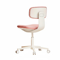 Space-Saving Saddle Seat Chair 360-Degree rotate Adjustable Saddle Stool with Casters Comfortable padding Seating Furniture Ergonomic Design for Home Office Workers, Medical Professionals, Bedroom, vanity area, Salon, Studio