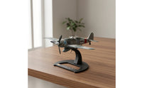 Collector-Grade FW-190A-8 Model Plane Authentic Model Plane Realistic Long-Lasting for Aviation Enthusiasts, Office