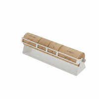 Hand Operated Perpetual Calendar Creative Design Metal Desk Calendar Mixed Material Home Decor Decorative